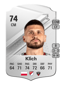 Mateusz Klich Rare 74 OVR