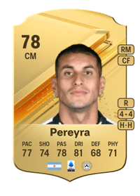 Roberto Pereyra Rare 78 OVR
