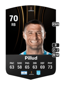 Iván Pillud CONMEBOL Libertadores 70 OVR
