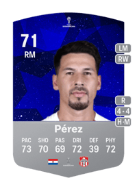 Hernán Pérez CONMEBOL Sudamericana 71 OVR