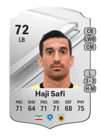 Ehsan Haji Safi Rare 72 OVR