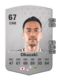Shinji Okazaki Common 67 OVR