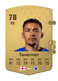 James Tavernier Common 78 OVR
