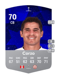 Aldo Corzo CONMEBOL Sudamericana 70 OVR