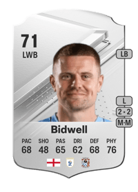 Jake Bidwell Rare 71 OVR