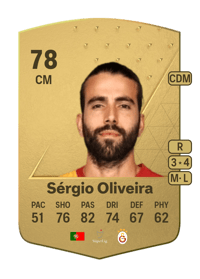 Sérgio Oliveira Common 78 OVR