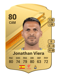 Jonathan Viera Rare 80 OVR