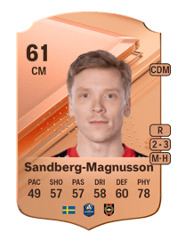 Gustav Sandberg-Magnusson Rare 61 OVR