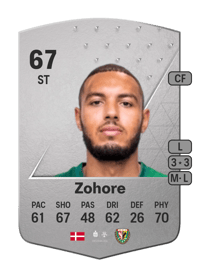 Kenneth Zohore Common 67 OVR