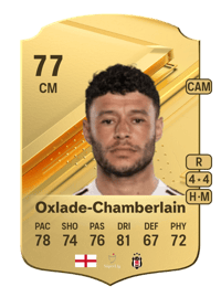 Alex Oxlade-Chamberlain Rare 77 OVR