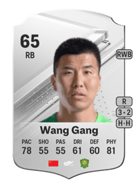 Wang Gang Rare 65 OVR