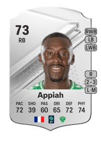 Dennis Appiah Rare 73 OVR