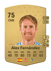 Álex Fernández Common 75 OVR