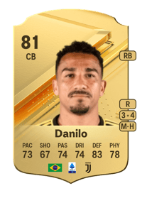 Danilo Rare 81 OVR