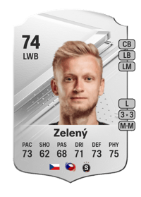 Jaroslav Zelený Rare 74 OVR