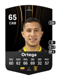 Michael Ortega CONMEBOL Libertadores 65 OVR