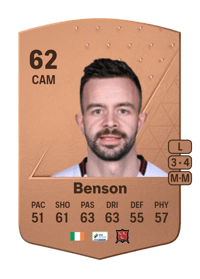 Robbie Benson Common 62 OVR