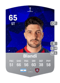 Nicolás Blandi CONMEBOL Sudamericana 65 OVR