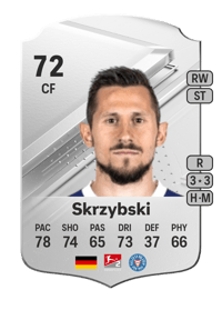 Steven Skrzybski Rare 72 OVR