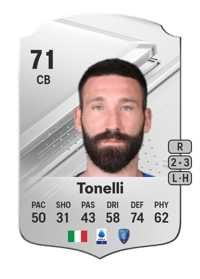 Lorenzo Tonelli Rare 71 OVR