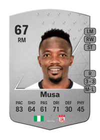 Ahmed Musa Common 67 OVR