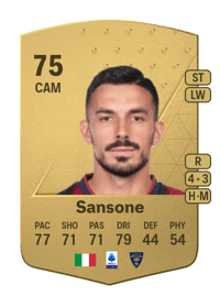 Nicola Sansone Common 75 OVR