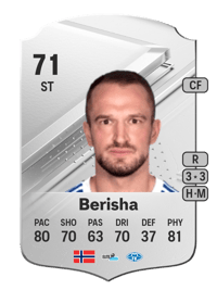 Veton Berisha Rare 71 OVR