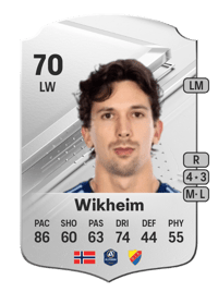 Gustav Wikheim Rare 70 OVR