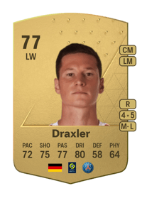 Julian Draxler Common 77 OVR
