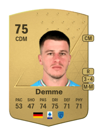 Diego Demme Common 75 OVR