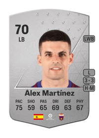 Álex Martínez Common 70 OVR
