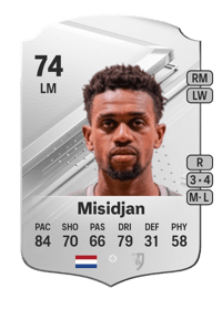 Virgil Misidjan Rare 74 OVR