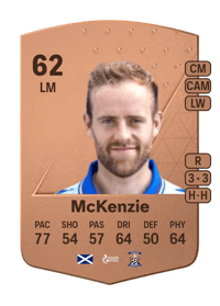 Rory McKenzie Common 62 OVR