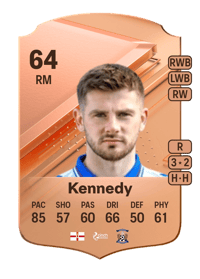 Matty Kennedy Rare 64 OVR