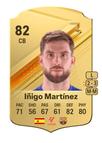 Iñigo Martínez Rare 82 OVR
