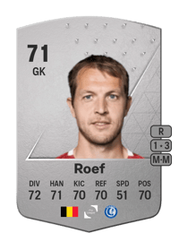 Davy Roef Common 71 OVR