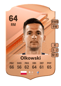 Paweł Olkowski Rare 64 OVR