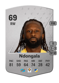 Dieumerci Ndongala Common 69 OVR