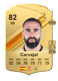 Carvajal Rare 82 OVR