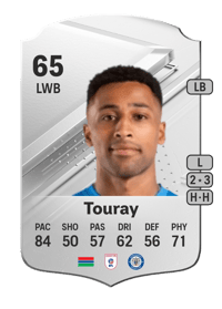 Ibou Touray Rare 65 OVR