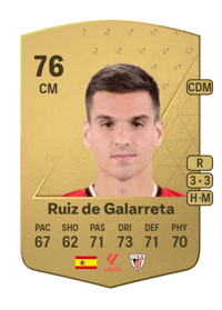 Ruiz de Galarreta Common 76 OVR