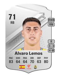 Álvaro Lemos Rare 71 OVR