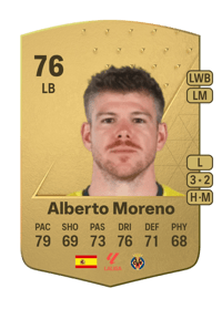 Alberto Moreno Common 76 OVR