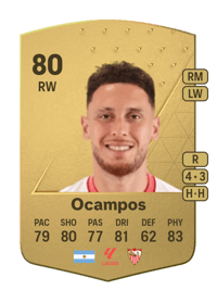 Lucas Ocampos Common 80 OVR
