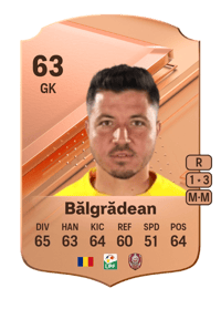Cristian Bălgrădean Rare 63 OVR