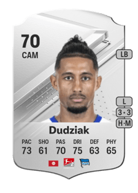 Jeremy Dudziak Rare 70 OVR