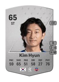 Kim Hyun Common 65 OVR