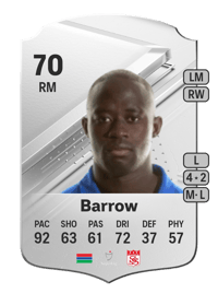 Modou Barrow Rare 70 OVR