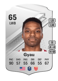 Joseph-Claude Gyau Rare 65 OVR