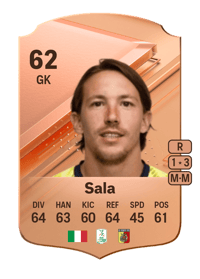 Andrea Sala Rare 62 OVR